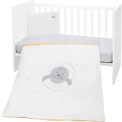 KikkaBoo Бебешки спален комплект 5 части Seally Me (41101050071)