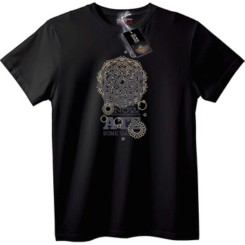 NOONEBRAND Тениска Богат Сега ATE Торта - S, Black