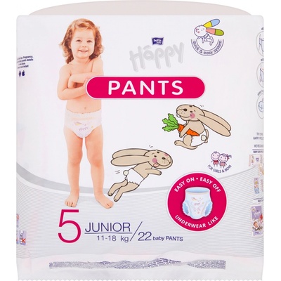 Bella Happy Pants 5 Junior 11-18 kg 22 ks