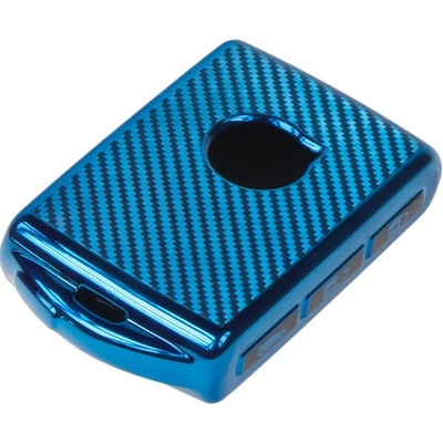 TPU obal pro klíč Volvo, carbon modrý, 484VO113CB