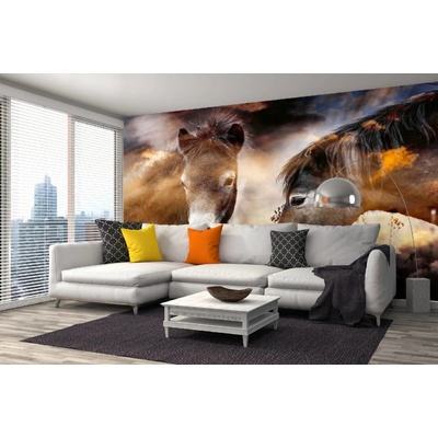 Dimex MA-5-0394 Samolepicí vliesová fototapeta na zeď Divocí koně rozměry 375 x 250 cm