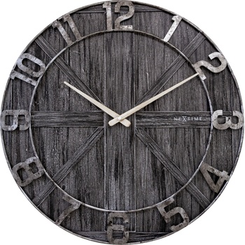 NeXtime Стенен часовник York черен (3276ZW)