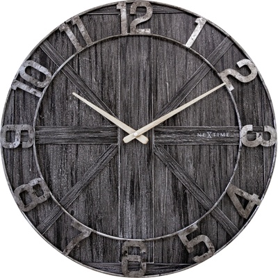 NeXtime Стенен часовник York черен (3276ZW)