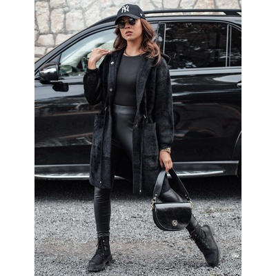 Dstreet dámsky fleecový kabát Melby NY0671 53163 čierna