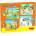 HABA Детски пъзели Haba 4 x 15 - Сезони, с 4 дървени фигурки (301888)