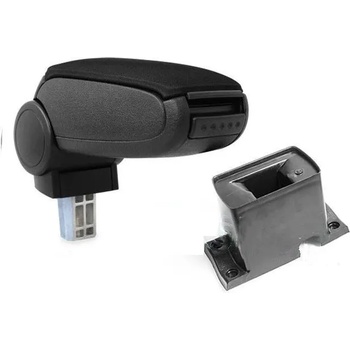 Pro. tec Vw passat b5 подлакътник - пластмасов адаптер, черен, с платнен калъф