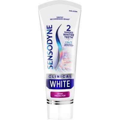 Sensodyne Clinical White Stain Protector избелваща паста за зъби 75ml