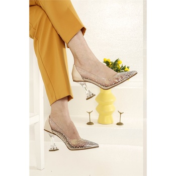 Moda Trend Дамски елегантни обувки - Бежови #327478 (327478_Бежов)