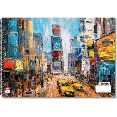 Oxybag 8-83022 New York skicár A3 špirála na krátkej strane 50 listov 190g/m2