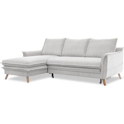 Miuform Бежов разтегателен ъглов диван (ляв ъгъл) Charming Charlie - Miuform (1724ETS509)