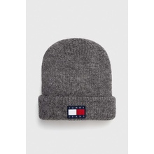 Tommy Jeans Čiapka Tjw Soft Ready Beanie AW0AW15464 Sivá