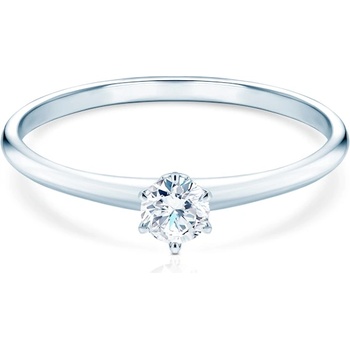 SAVICKI Годежен пръстен The Journey: бяло злато, лабораторен диамант