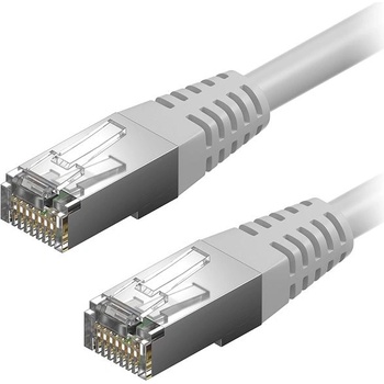 AlzaPower APW-CBP6F0100Y Patch CAT6, FTP, 10m, sivý