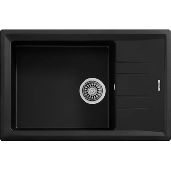 Image 1 of Teka STONE 60 S-TG ЧЕРНА М. 1023. ЧЕ Гранитна мивка, обръщаема, за шкаф 60 см (М.1023.ЧЕ)