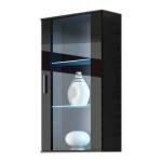 Cama meble Окачена витрина Cama SOHO черен/черен гланц (SOHOWITS2 CZ/CZ)