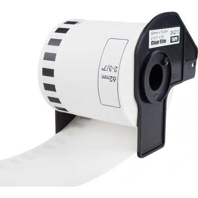 PRINTLINE kompatibilní etikety s Brother DK-22113, průsvitná filmová role, 62mm x 15,24m PLLB25, DK22113