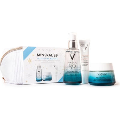 VICHY Mineral 89 Hyaluron Booster pleťová péče 50 ml ﻿+ VICHY Mineral89 72 hodin hydratační krém 50 ml a dárek s kuponem Dárkové balení – Zboží Dáma