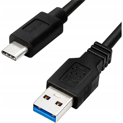 Logilink CU0170 USB 3.2 Gen1x1, USB-A male to USB-C male, 2m, černý