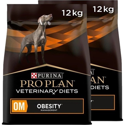 Pro Plan Veterinary Diets Canine OM Obesity Management 2 x 12 kg