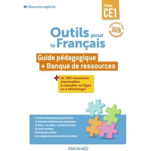 Outils pour le Français CE1 - Fichier - Guide pédagogique + Banque de ressources (2026)