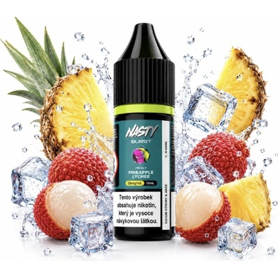 Nasty Burst Salt Pineapple Lychee Ice 10 ml 20 mg