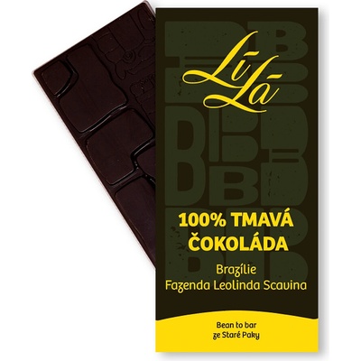 Lílá 100% hořká čokoláda Brazílie 50 g