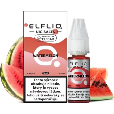 Elf Bar ELFLIQ Nic SALT Watermelon 10 x 10 ml 20 mg