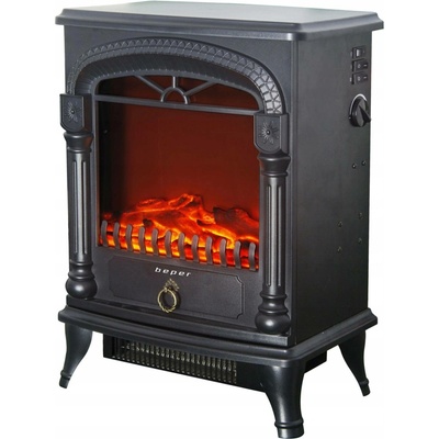 Beper Stojící krb s funkcí topení 1950 W 50,8 x 37,5 x 23 cm černý