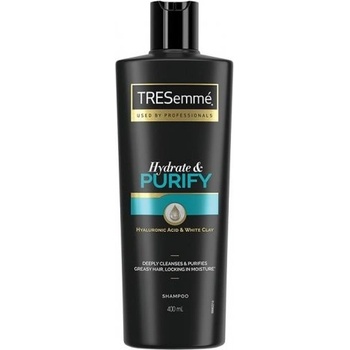 TRESemmé TRESemme Purify&Hydrate Шампоан за дълбоко почистване и хидратация, 400 мл