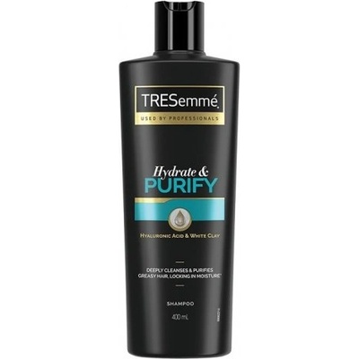 TRESemmé TRESemme Purify&Hydrate Шампоан за дълбоко почистване и хидратация, 400 мл