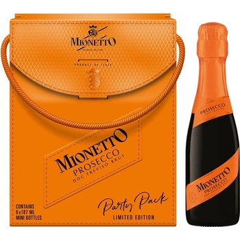 Mionetto Prosecco DOC Brut Párty pack Kabelka 11% 6 x 0,2 l (karton)