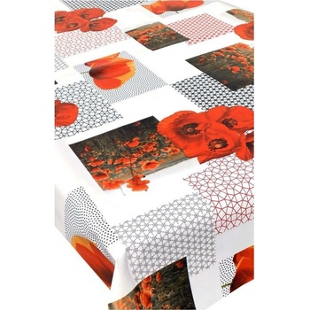 Obrus PVC 3581479 metráž, 20 m x 140 cm, vlčie maky, IMPOL TRADE