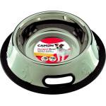 Camon Stainless steel bowl - неплъзгаща метална купичка с кант за вода и храна за кучета 700 мл