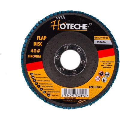 Hoteche Lamelový brusný kotouč 115 mm P40 HT550406