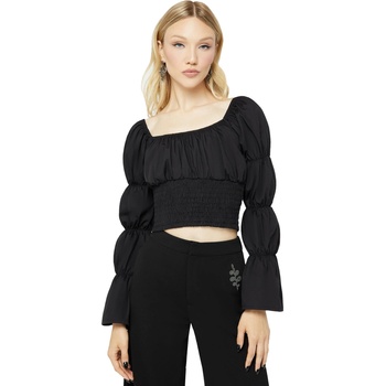 KILLSTAR Дамска тениска с дълъг ръкав (топ) KILLSTAR - Basilika - Black - KSRA012881