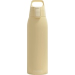 SIGG - Insulated drinking bottle - Thermos bottle Shield Therm One Opti Yellow carbonated drinks - Leak-proof - Dishwasher safe - BPA-free - 90% recycled stainless steel - Light yellow - 1L - 6021.70 (6021