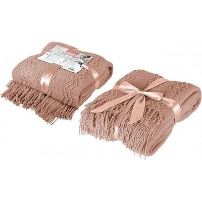 Dilios Плетено одеяло "Мерлин" - розово (130/170 см) (1000019374)