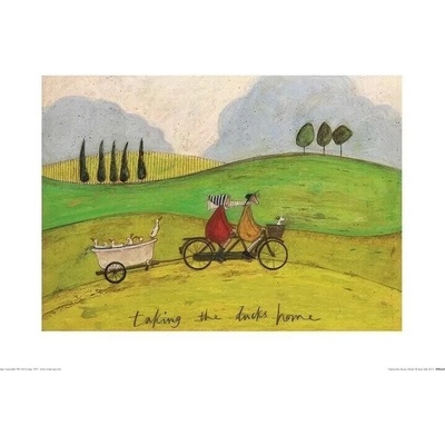 Umělecký tisk Sam Toft - Taking the Ducks Home, 40 × 30 cm