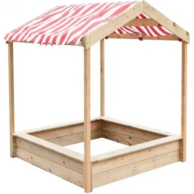 Classic World Детски дървен пясъчник с навес