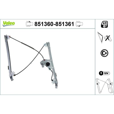 Zvedací zařízení oken VALEO 851360