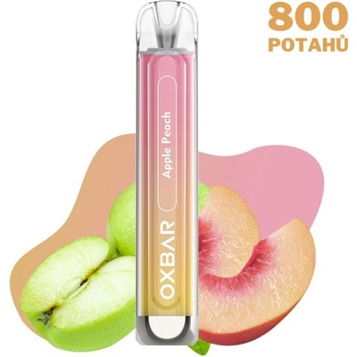 OXVA OXBAR C800 Apple Peach 16 mg 800 potáhnutí
