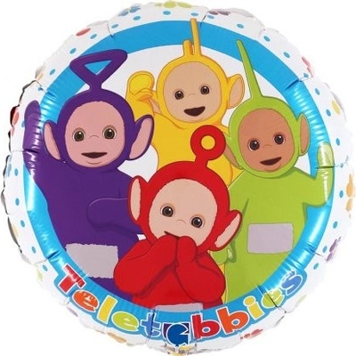 GRABO Kruh Teletubbies fóliový balónek nafukovací