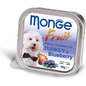  Консерва за кучета Monge Fruit Turkey& Blueberries - 0.1кг