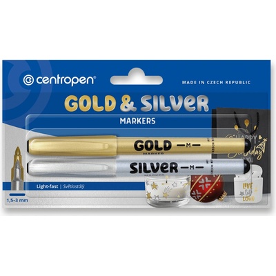 Centropen 2690/2 BL stříbrný + zlatý – Zboží Mobilmania