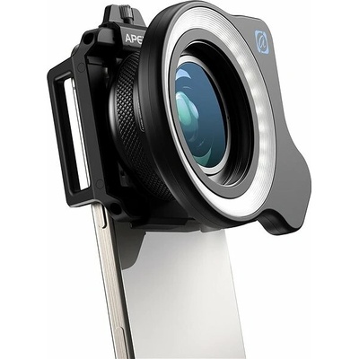 Apexel Adjustable 10X – 20X Zoom Macro Lens with LED Fill Light