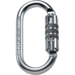 C. A. M. P C. A. M. P. Стоманен карабинер C. A. M. P. Steel Oval 2 Lock -Stahlkarabiner Steel carabiner - Silver - размер One Size (321-0115-0111)