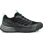 Scarpa Дамски мултиспорт обувки Scarpa Women's Ribelle Run LT Waterproof Multisport shoes - Anthracite / Aqua Green - размер 40, 5 (EU) (122-1365-0120)