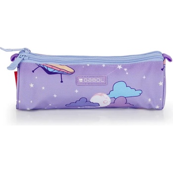 Gabol Ученически несесер Gabol Cosmos с три ципа, мек