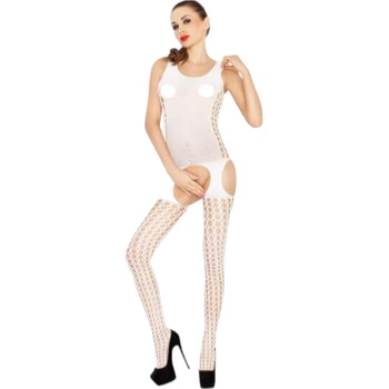Bodystocking BS029 white biela