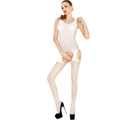 Bodystocking BS029 white biela